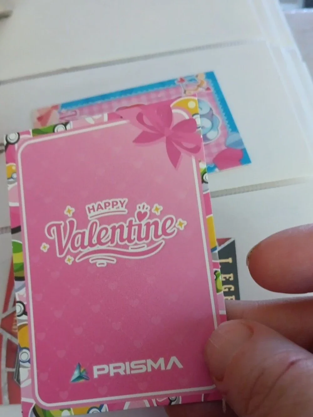 Valentine-themed Cubone Pokémon Card - Pink & Orange